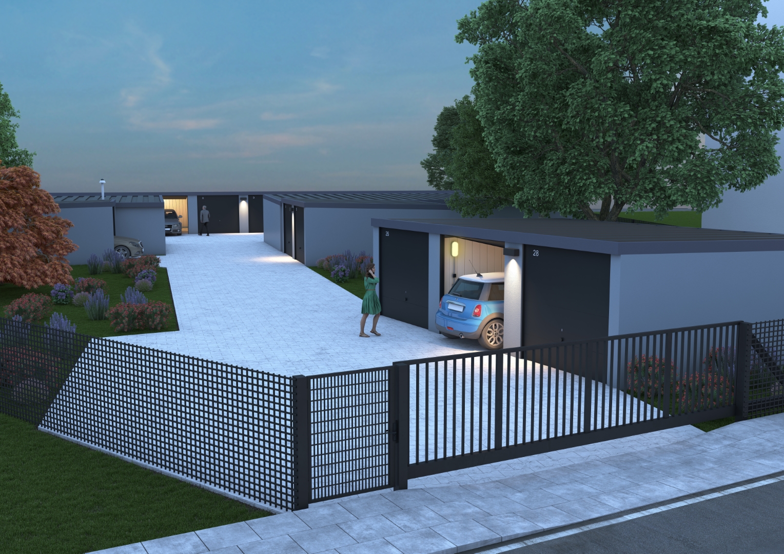 Garagenhof Düsseldorf Boschstraße