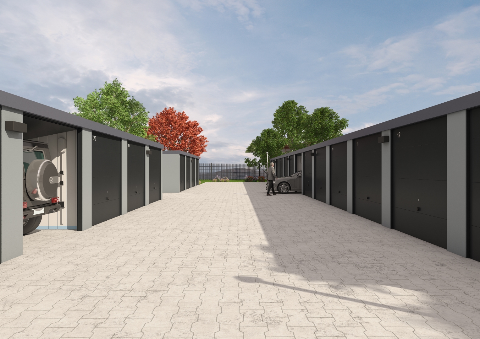Garagenhof Düsseldorf Boschstraße