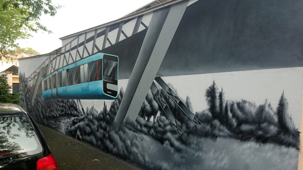 Future Construct Garagenhof Graffiti Wuppertal