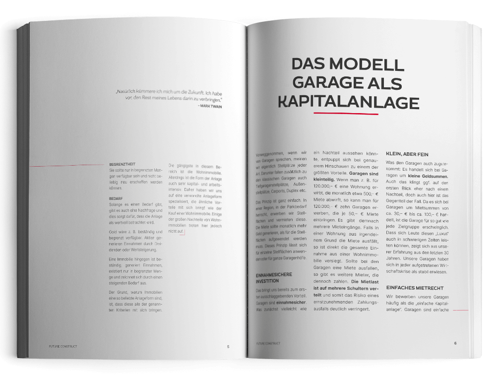 E-Book Garagen als Kapitalanlage E-Book Geld schützen